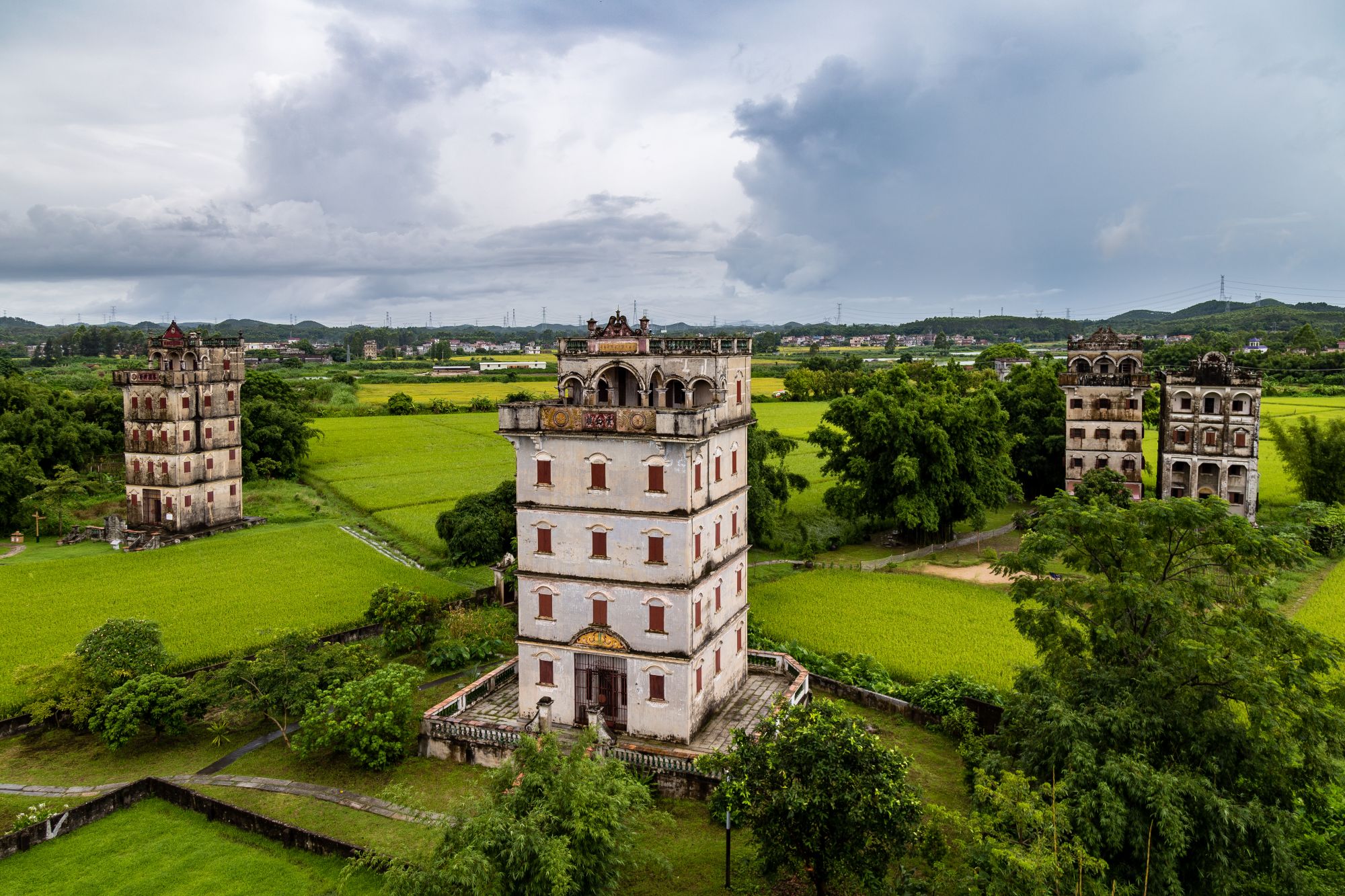 開平の望楼群と村落