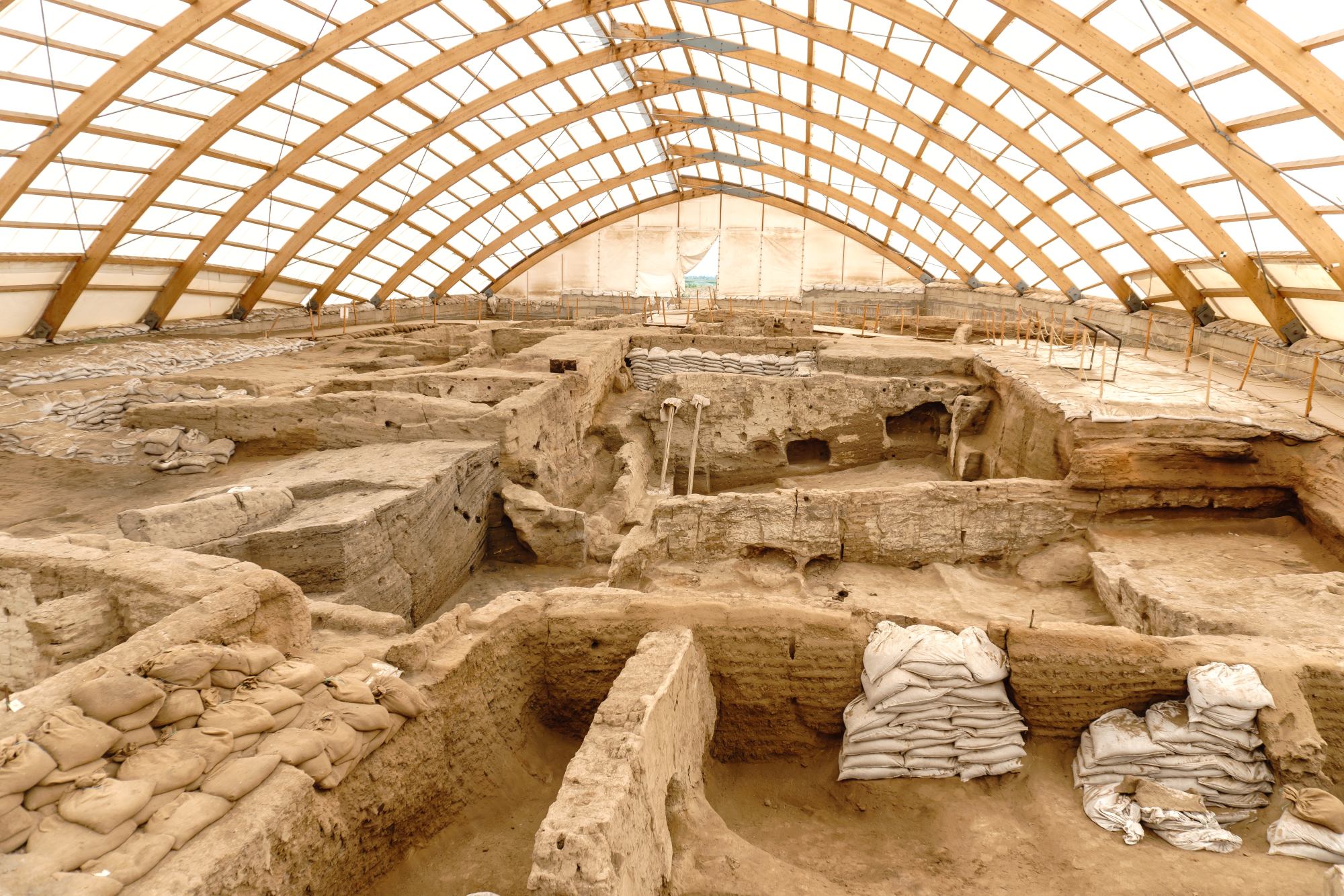 チャタルヒュユクの新石器時代の遺跡