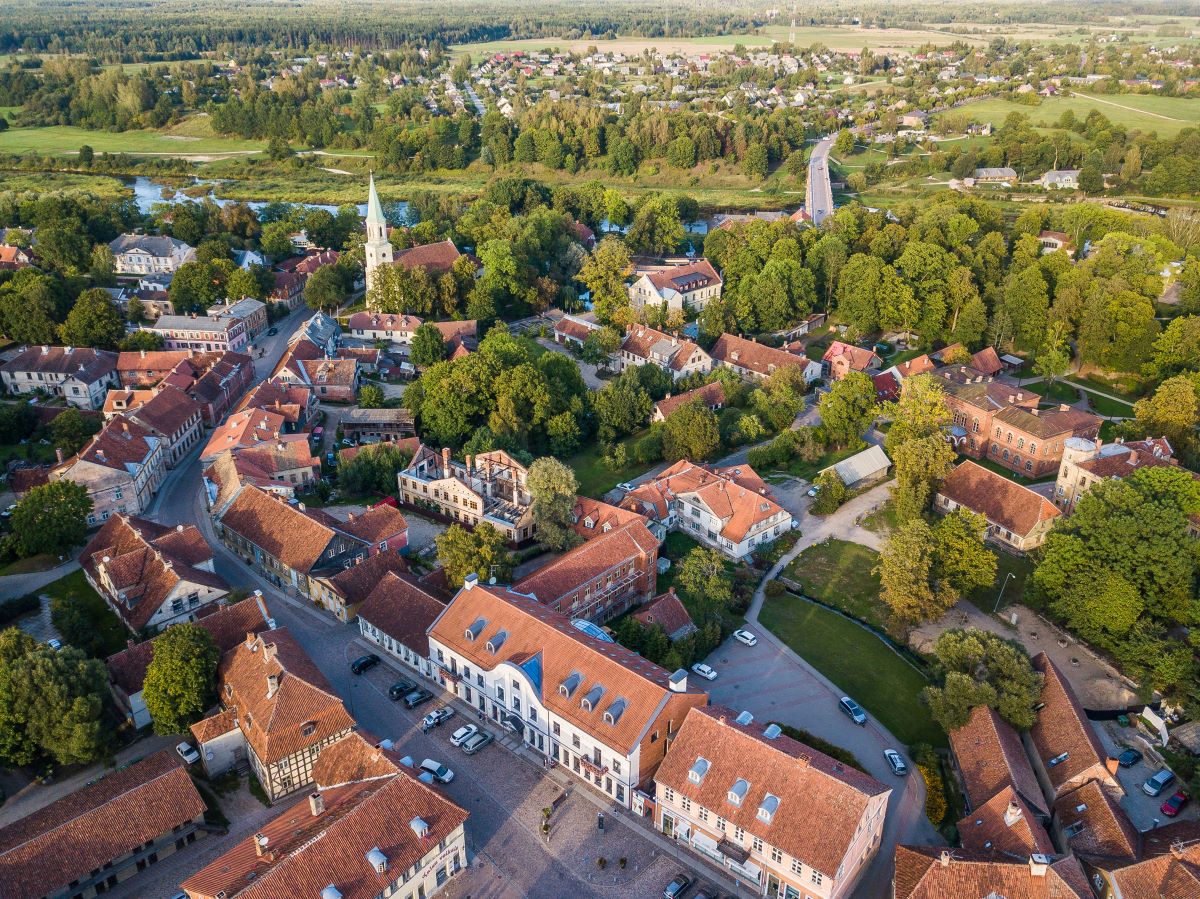 クルディーガの旧市街