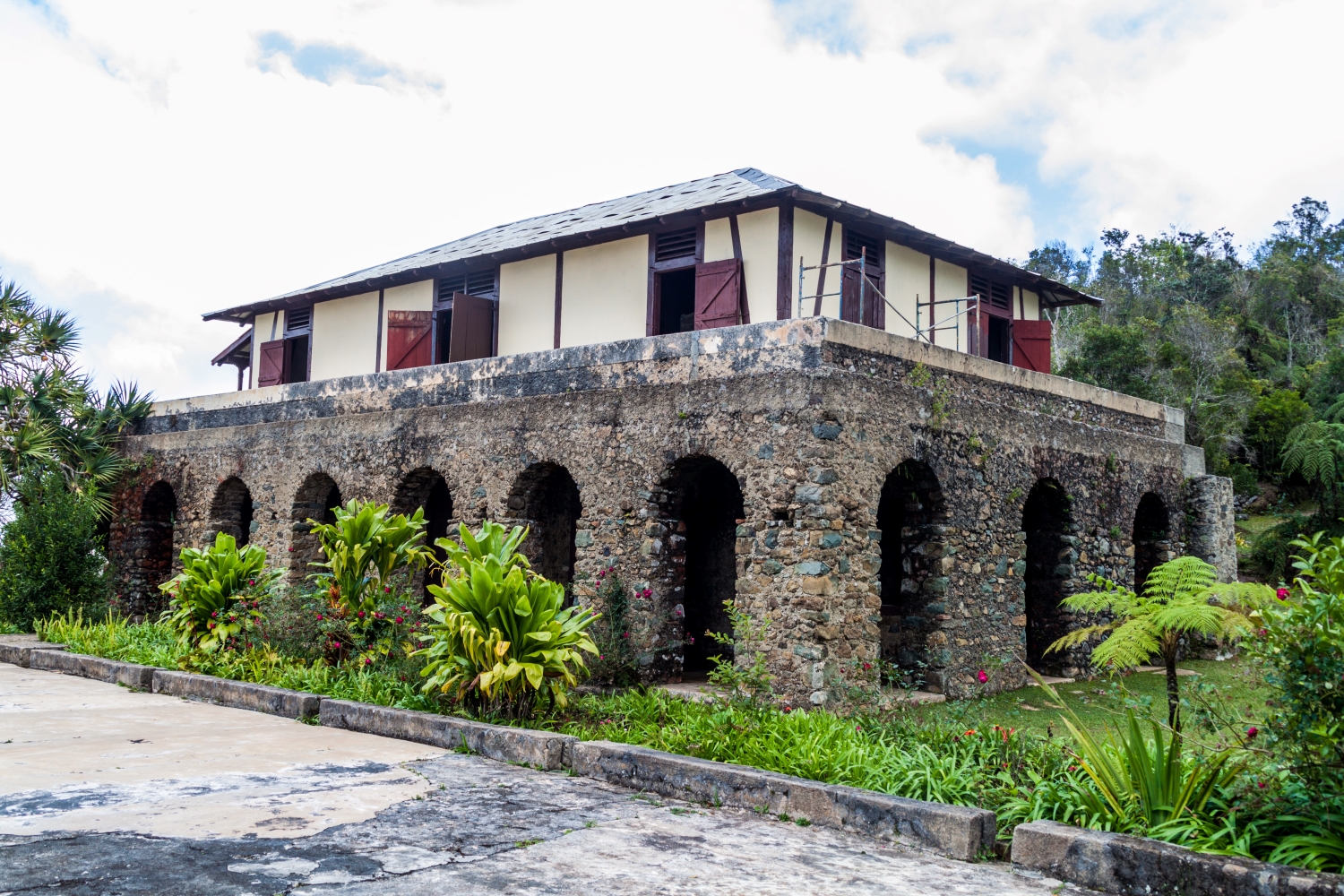 キューバ南東部におけるコーヒー農園発祥地の景観
