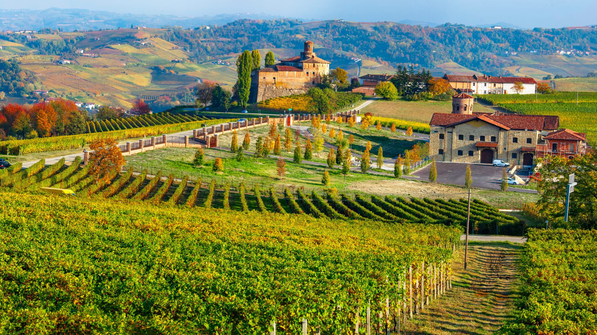 ピエモンテのブドウ園の景観：ランゲ・ロエロとモンフェッラート