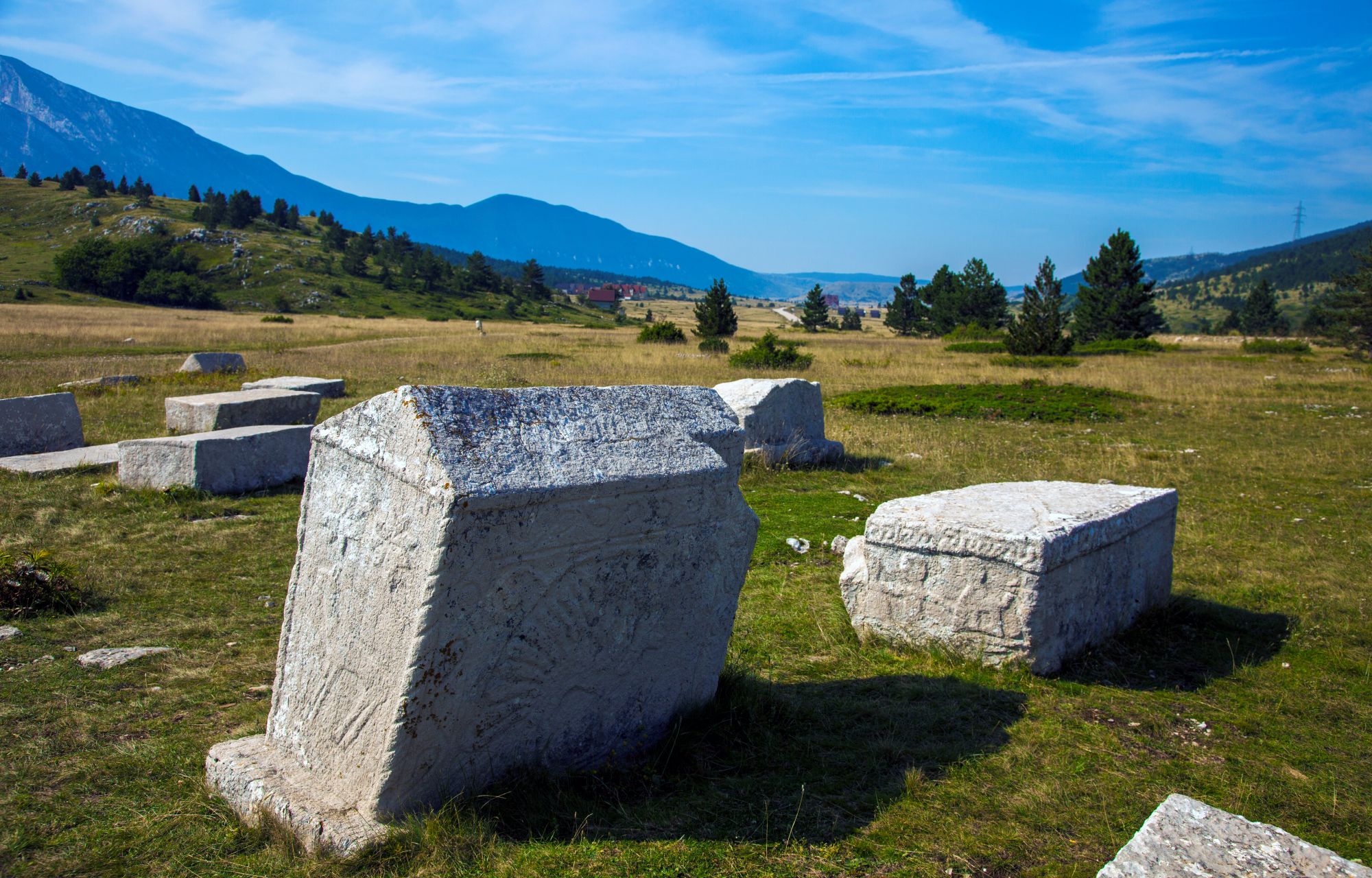 ステチュツィ：中世の墓碑の残る墓所