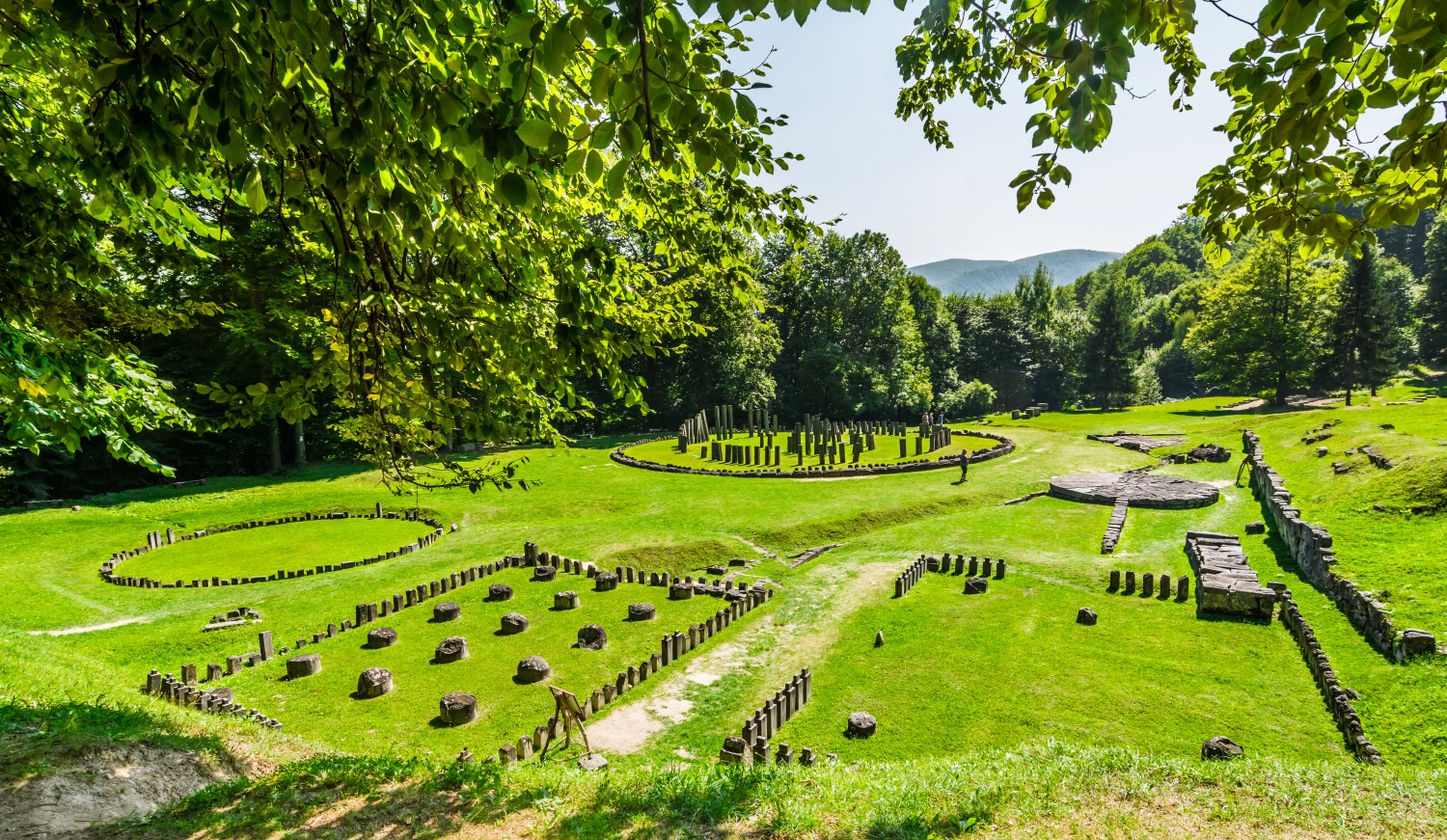 オラシュティエ山脈のダキア人要塞