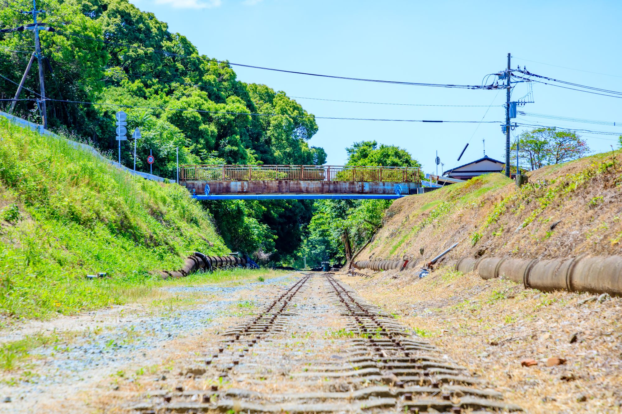 専用鉄道敷跡